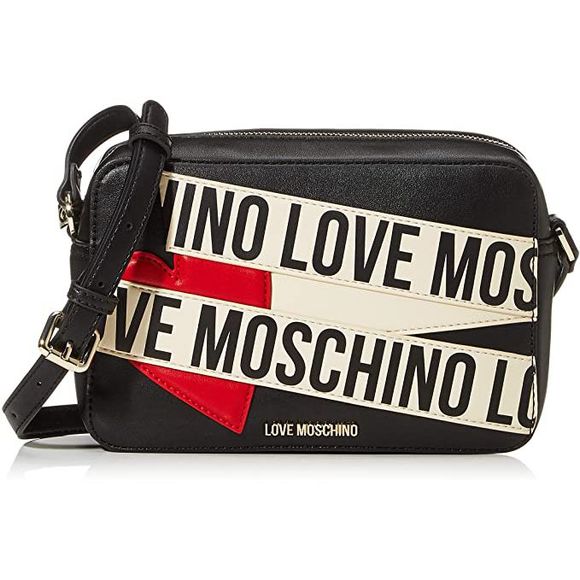 Love Moschino Handbags - LOVE MOSCHINO Front Logo Calf PU Crossbody Bag *NWT*